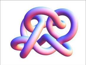 8 3 prime link matematik düğüm fiziksel sıkı bir 3d print model - Mito3D