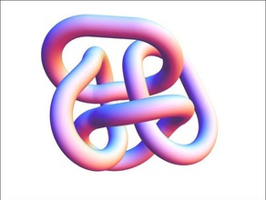 8 4 2 asal link matematik düğüm fiziksel sıkı bir 3d print model - Mito3D