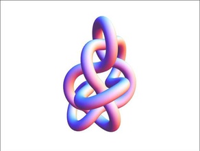 4 8 asal düğüm matematik link fiziksel sıkı bir 3d print model - Mito3D