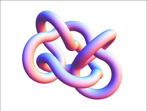 le premier noeud de 8 14 les mathématiques lien nœud physique serré 3d print model - Mito3D
