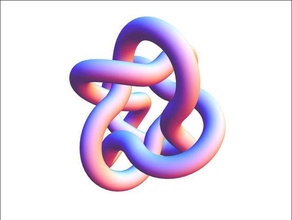 prime Knoten 8 17 math link physischen festen 3d print model - Mito3D