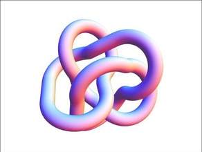 le premier noeud de 8 à 20 les mathématiques lien nœud physique serré 3d print model - Mito3D