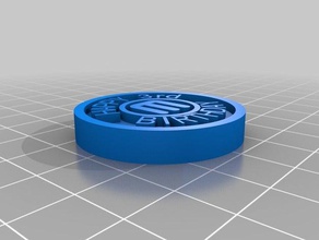 shae bday coin coins badges customized 3d print model - Mito3D