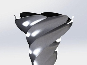 flower vase household 3d print model - Mito3D