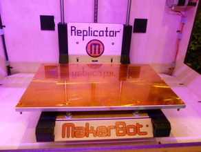 replicator flat build plateform 3d printer parts 3d print model - Mito3D