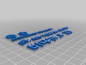 my customized 3d richies-3d signs logos 3d print model - Mito3D
