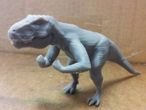 musculoso t-rex animais beefyarms dino dinossauro mais anatomicamente precisa trex tiranossauro 3d print model - Mito3D