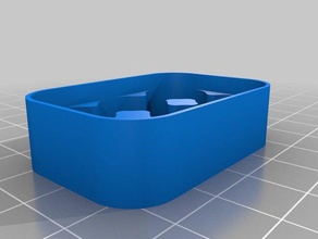 my customized battery case 4 containers 3d print model - Mito3D