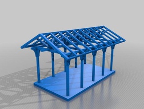 760460 Typ-Pavillon Gebäude Strukturen 3d print model - Mito3D