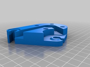 un poco menos loco de montaje del motor 3d la impresora partes eje openscad prusa actualización 3d print model - Mito3D