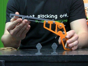 rubber band gun andere semi-automatische 3d print model - Mito3D