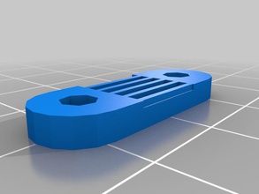 gt2 belt clamp mendelmax prusa 3d printer parts openscad parametric reprap 3d print model - Mito3D
