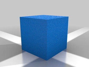 test de la cube 10x10x10mm 3d l'impression 3d print model - Mito3D