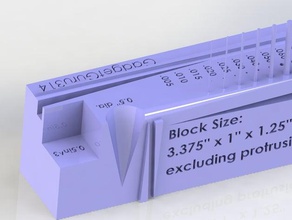11-en-1 bloc d'étalonnage de l'anglais sae 3d l'impression les tests test la cube 3d print model - Mito3D