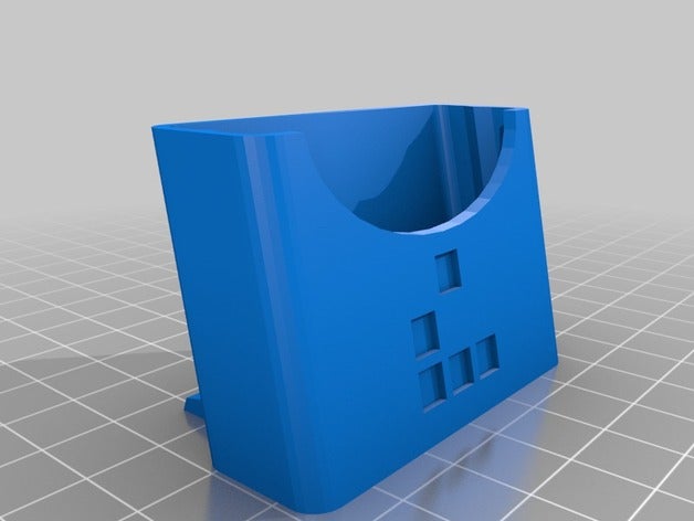 vertical titulaire de la carte bureau 3D print model - Mito3D