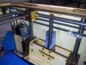 mechanical stop ultimaker 3d printer parts sketchup 3d print model - Mito3D