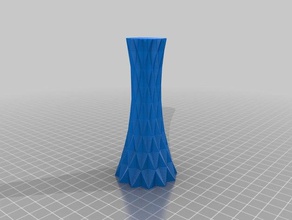 vase diamond tiffany Dekor angepasst 3d print model - Mito3D