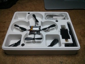 transport box crazyflie nano rc vehicles bitcraze case quadcopter 3d print model - Mito3D