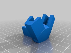 ic tubo joiner hub electrónica 3d print model - Mito3D