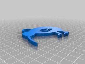 my customized keychain keychains 3d print model - Mito3D