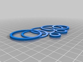 meu personalizados brincalhão anéis de colar jóias 3d print model - Mito3D