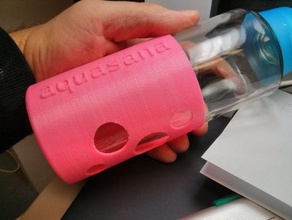 aquasana water bottle cover containers 3d print model - Mito3D