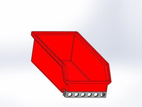box organization stackable parts 3d print model - Mito3D
