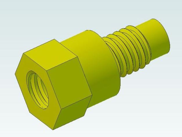 bulldog extrudeuse bowden filiment guide 3d de l'imprimante extrudeuses 175mm 3mm 3D print model - Mito3D