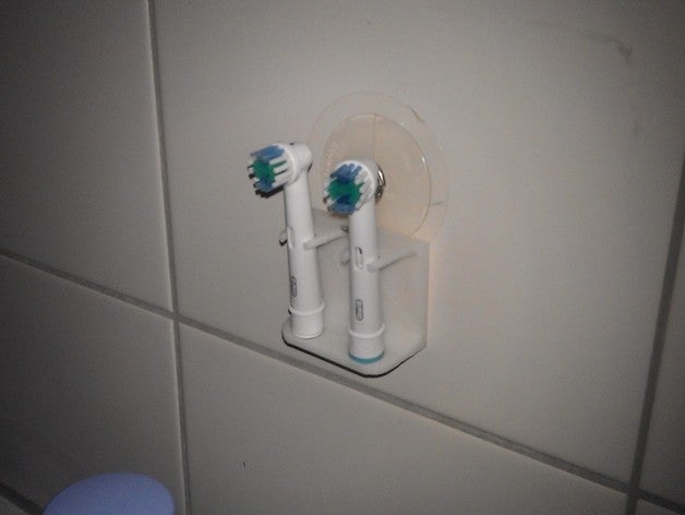 toothbrush holder bathroom hanger oralb 3D print model - Mito3D