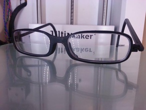 glasses frames 3d printing 3d print model - Mito3D