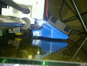 cooling fan mount reprap mendel 3d printer accessories 3d print model - Mito3D