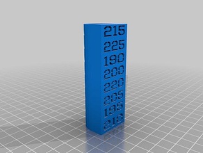 pla estrusore a prova di temperatura della colonna 3d la stampa test 3d print model - Mito3D