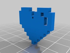 il mio design personalizzato per tuo ownpixel arte ciondolo gioielli 3d print model - Mito3D