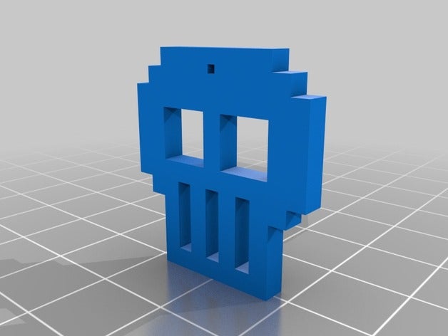 meine angepasste design Ihrer ownpixel Kunst Anhänger Schmuck 3D print model - Mito3D