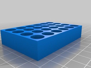 my customized cuvettevial rack tool holders boxes 3d print model - Mito3D