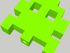 space invader altri 3d gioco gromfrog modello sketchup giocattolo 3d print model - Mito3D