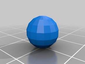 12 pouces de la sphère interactifs art personnalisé 3d print model - Mito3D
