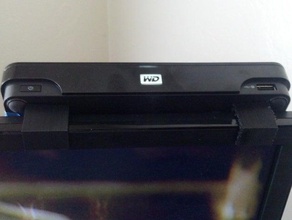 wd tv live hub staffa di bisogno 2 gadget openscad 3d print model - Mito3D