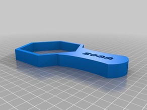 80 mm llave de la automoción bbs rim 3d print model - Mito3D