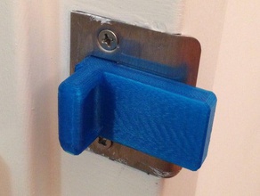 özelleştirilebilir basit bir kapı durdurmak tutam koru ev customizer stoper 3d print model - Mito3D