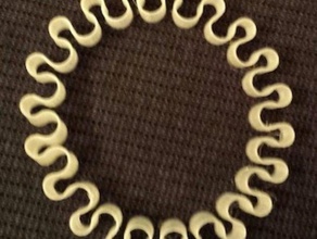 stretchlet drops bracelets nylon 3d print model - Mito3D