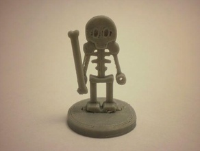 flatminis Skelett - Spielzeug Spiele 3d print model - Mito3D