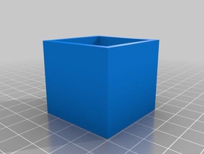 minecraft block figures toy game accessories box cube lid 3d print model - Mito3D