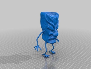 tiki v1 le creature bar monster legno 3d print model - Mito3D