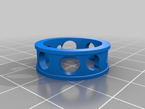 meine individuelle random-ring Schmuck 3d print model - Mito3D