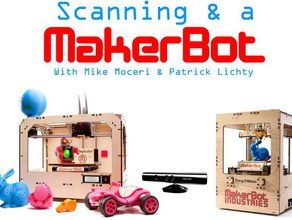 maker faire chicago northside scans people mini kinect mike moceri patrick lichty reconstructme 3d print model - Mito3D