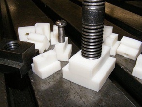 personnalisable t-noix de la machine outils customizer tour mill sherline taig orteil serrage 3d print model - Mito3D