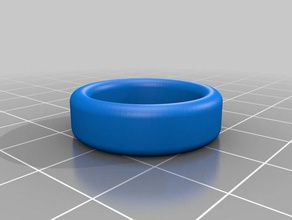 simple ring rings customized 3d print model - Mito3D