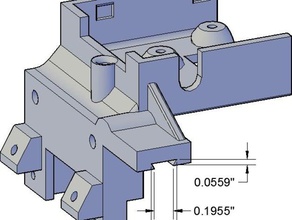 afinia indicador soporte de montaje 3d impresión 3d print model - Mito3D