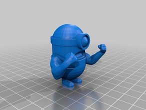 costaud minion personnes beefyarms 3d print model - Mito3D
